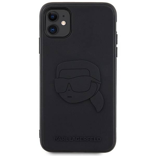 Karl Lagerfeld 3D Karl's | Etui do iPhone 11 - BLACK