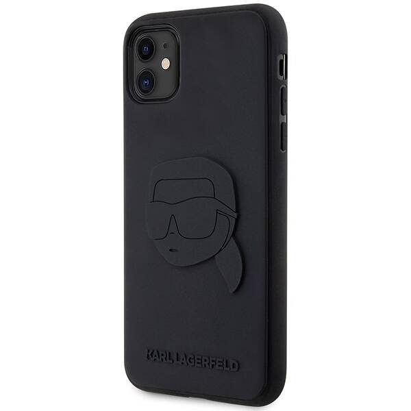 Karl Lagerfeld 3D Karl's | Etui do iPhone 11 - BLACK