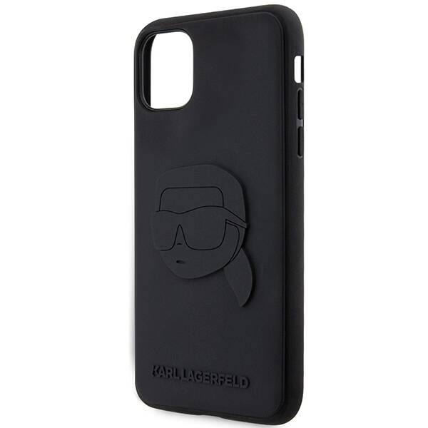 Karl Lagerfeld 3D Karl's | Etui do iPhone 11 - BLACK