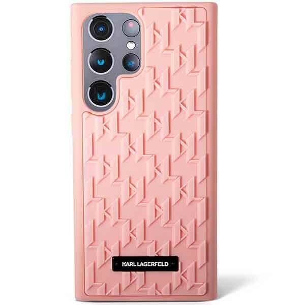 Karl Lagerfeld 3D Monogram | Etui do Galaxy S23 Ultra - PINK