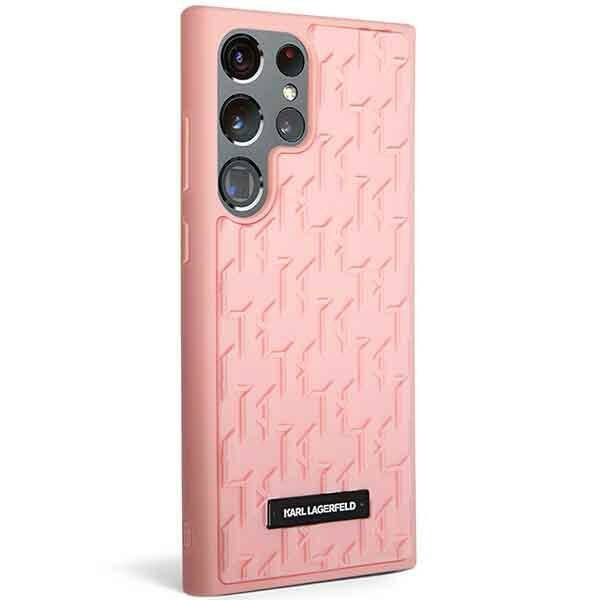 Karl Lagerfeld 3D Monogram | Etui do Galaxy S23 Ultra - PINK