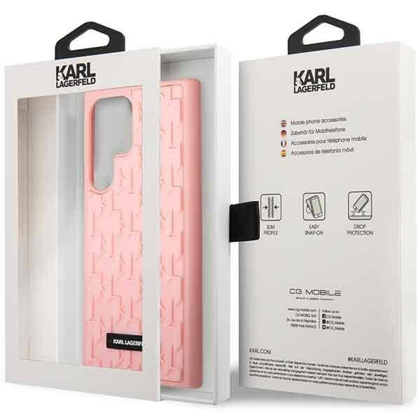 Karl Lagerfeld 3D Monogram | Etui do Galaxy S23 Ultra - PINK