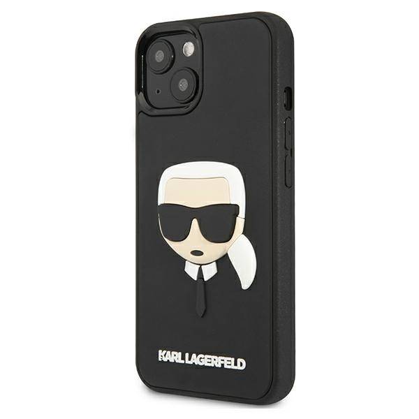 Karl Lagerfeld 3D Rubber | Etui do iPhone 13 Mini - BLACK