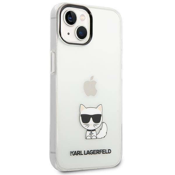 Karl Lagerfeld Choupette Body | Etui do iPhone 14 Plus - CLEAR