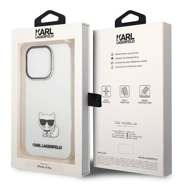 Karl Lagerfeld Choupette Body | Etui do iPhone 14 Pro Max - CLEAR