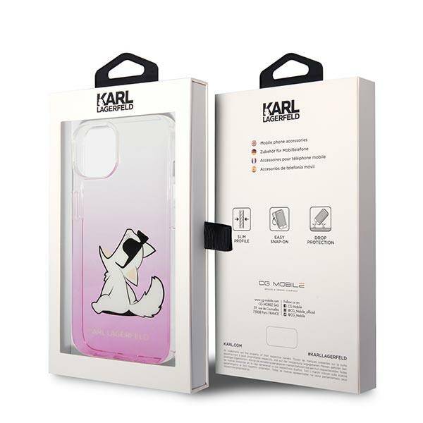 Karl Lagerfeld Choupette Fun | Etui do iPhone 14 Plus - PINK