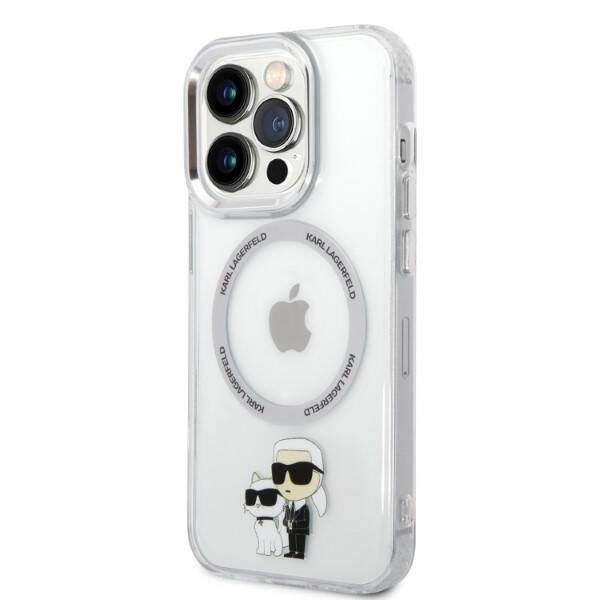 Karl Lagerfeld Choupette Iconic MagSafe | Etui do iPhone 14 Pro - TRANSPARENT