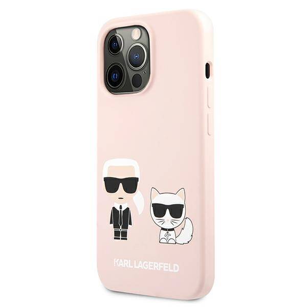 Karl Lagerfeld Choupette Silicone | Etui do iPhone 13 Pro - LIGHT PINK