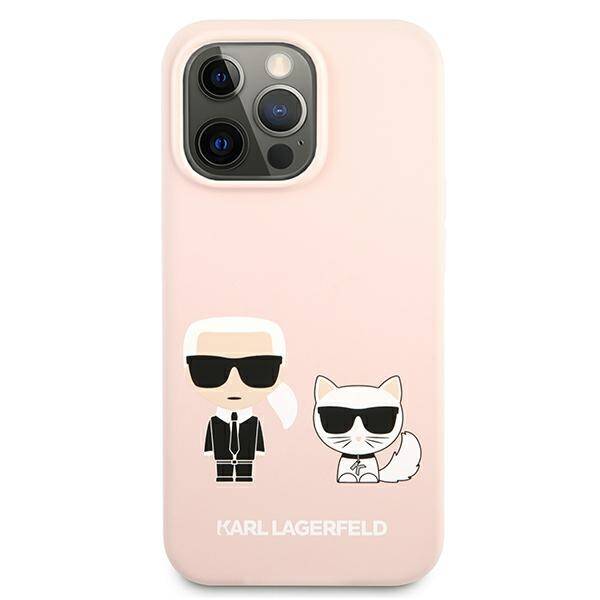 Karl Lagerfeld Choupette Silicone | Etui do iPhone 13 Pro - LIGHT PINK