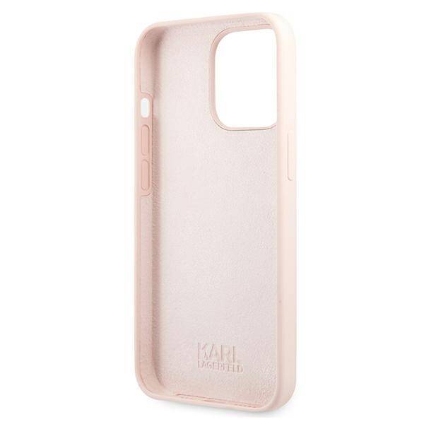 Karl Lagerfeld Choupette Silicone | Etui do iPhone 13 Pro - LIGHT PINK