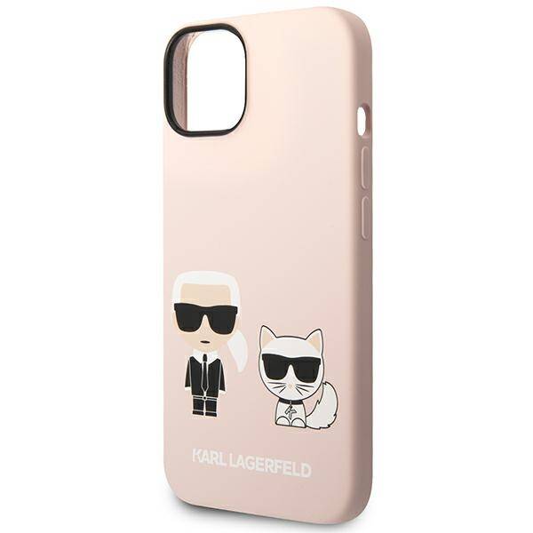 Karl Lagerfeld Choupette Silicone MagSafe | Etui do iPhone 14 Plus - PINK