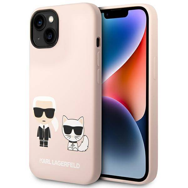 Karl Lagerfeld Choupette Silicone MagSafe | Etui do iPhone 14 Plus - PINK