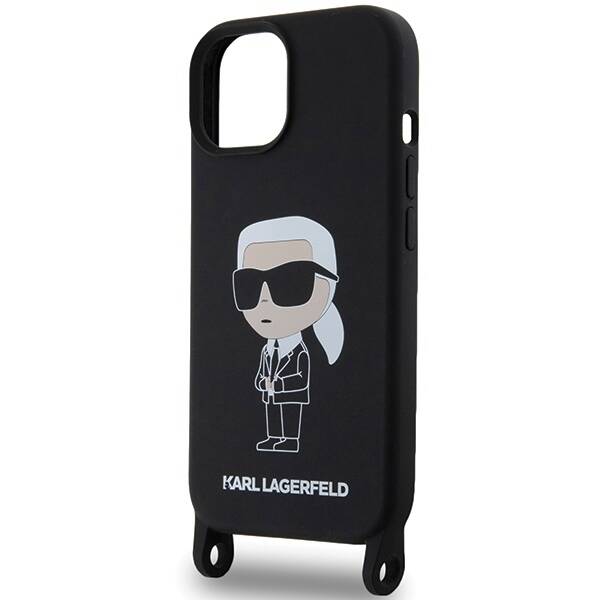 Karl Lagerfeld ETUI CROSSBODY SILICONE IKONIK do iPhone 15 / 14 / 13