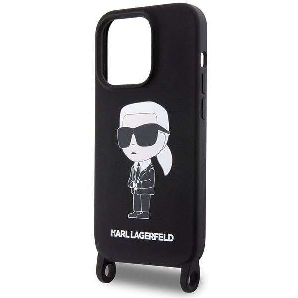 Karl Lagerfeld ETUI  CROSSBODY SILICONE IKONIK do iPhone 15 Pro Max