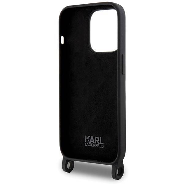 Karl Lagerfeld ETUI  CROSSBODY SILICONE IKONIK do iPhone 15 Pro Max