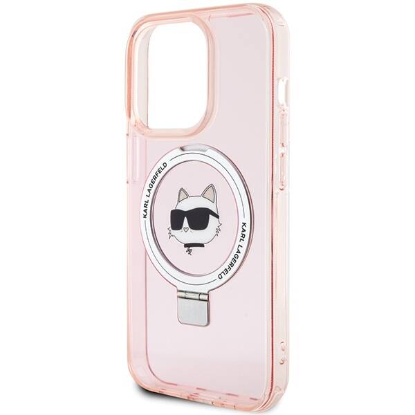 Karl Lagerfeld ETUI RING STAND CHOUPETTE HEAD MAGSAFE do iPhone 15 Pro