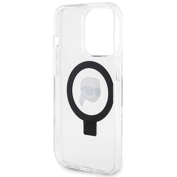 Karl Lagerfeld ETUI RING STAND KARL HEAD MAGSAFE do iPhone 15 Pro Max