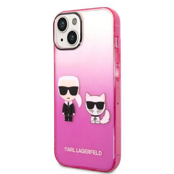 Karl Lagerfeld Gradient Iconic | Etui do iPhone 14 Plus - PINK