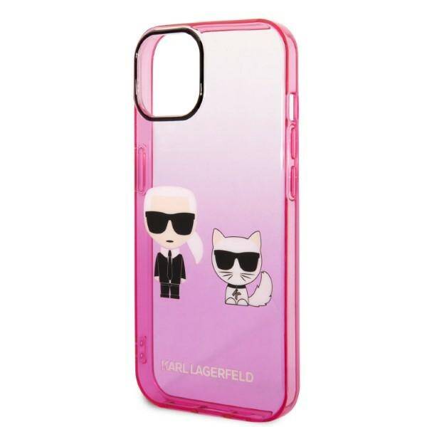 Karl Lagerfeld Gradient Iconic | Etui do iPhone 14 Plus - PINK