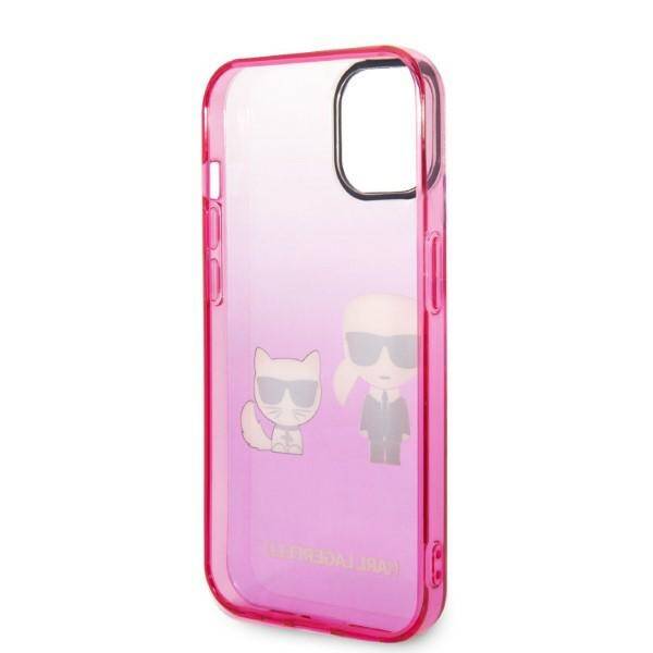 Karl Lagerfeld Gradient Iconic | Etui do iPhone 14 Plus - PINK