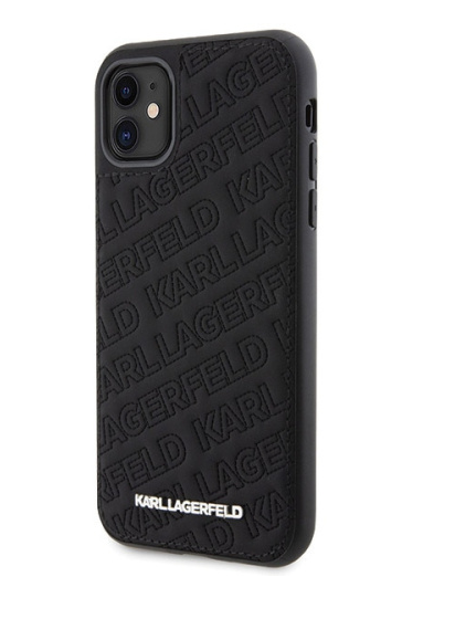 Karl Lagerfeld Hardcase Quilted K Pattern | Etui do iPhone 11 / XR - BLACK