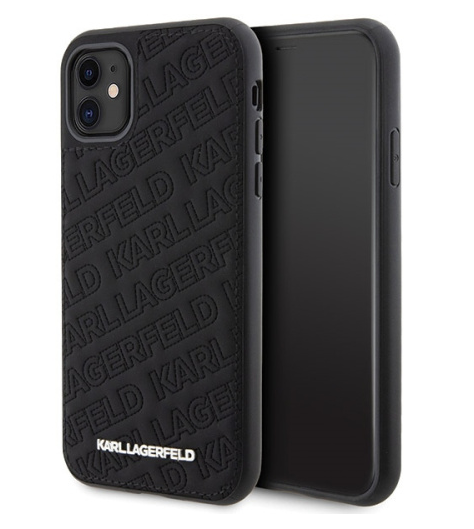 Karl Lagerfeld Hardcase Quilted K Pattern | Etui do iPhone 11 / XR - BLACK