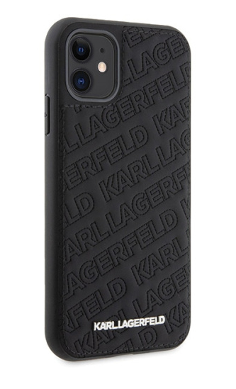 Karl Lagerfeld Hardcase Quilted K Pattern | Etui do iPhone 11 / XR - BLACK