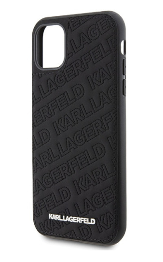 Karl Lagerfeld Hardcase Quilted K Pattern | Etui do iPhone 11 / XR - BLACK