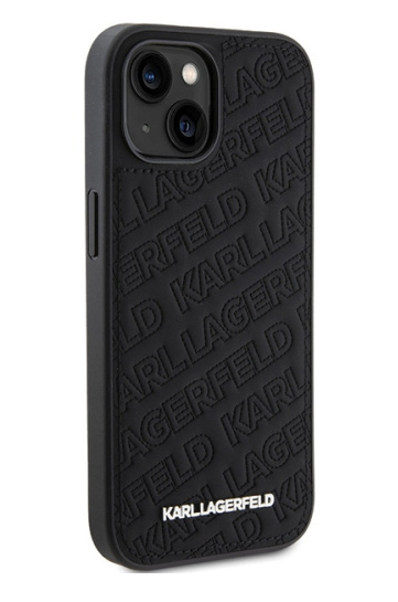 Karl Lagerfeld Hardcase Quilted K Pattern | Etui do iPhone 15 - BLACK