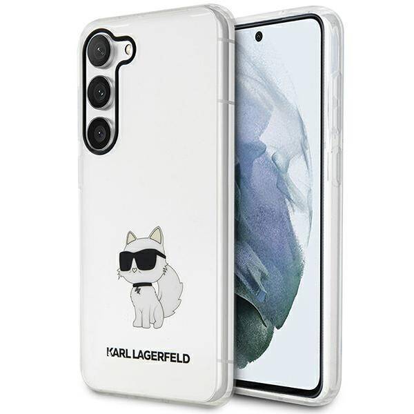 Karl Lagerfeld Ikonik Choupette | Etui do Galaxy S23 Plus - TRANSPARENT