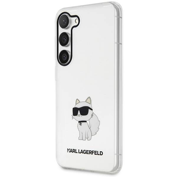 Karl Lagerfeld Ikonik Choupette | Etui do Galaxy S23 Plus - TRANSPARENT