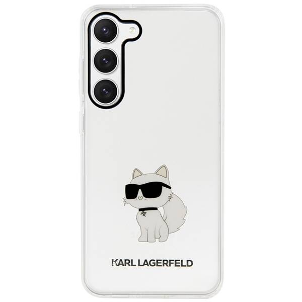 Karl Lagerfeld Ikonik Choupette | Etui do Galaxy S23 Plus - TRANSPARENT