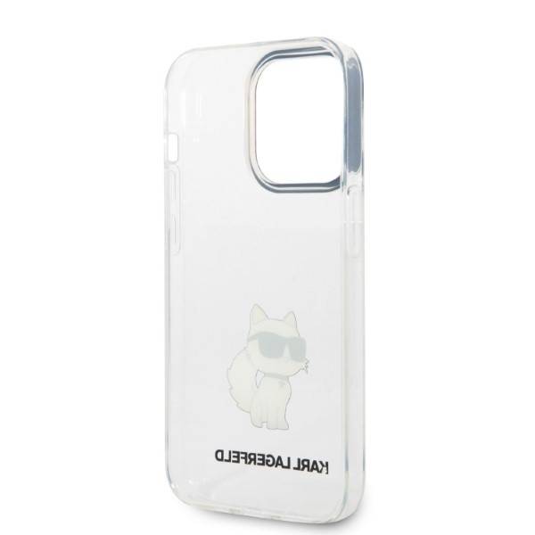 Karl Lagerfeld Ikonik Choupette | Etui do iPhone 14 Pro - CLEAR