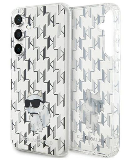 Karl Lagerfeld Monogram Choupette | Etui do Galaxy S23 FE S711 - TRANSPARENT