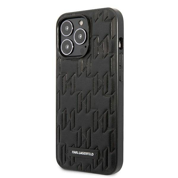 Karl Lagerfeld Monogram Plaque | Etui do iPhone 13 Pro - BLACK