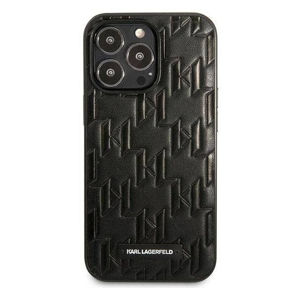 Karl Lagerfeld Monogram Plaque | Etui do iPhone 13 Pro - BLACK