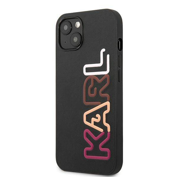 Karl Lagerfeld Multipink Brand | Etui do iPhone 13 - BLACK