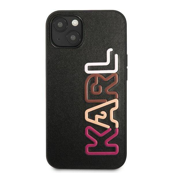 Karl Lagerfeld Multipink Brand | Etui do iPhone 13 - BLACK