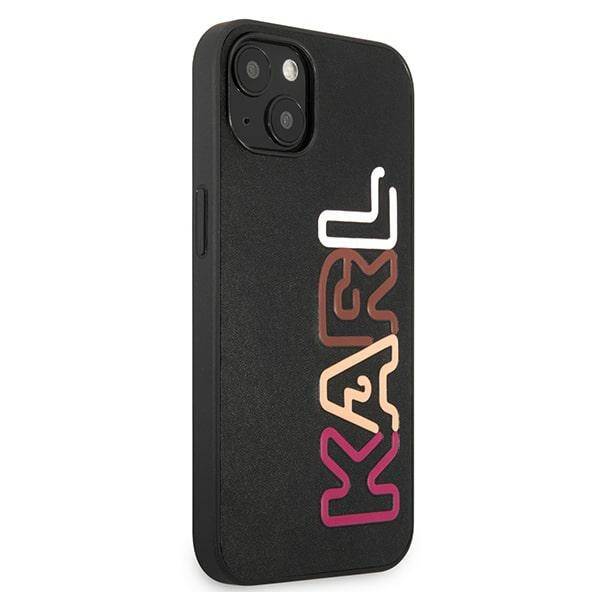 Karl Lagerfeld Multipink Brand | Etui do iPhone 13 - BLACK