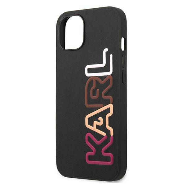 Karl Lagerfeld Multipink Brand | Etui do iPhone 13 - BLACK