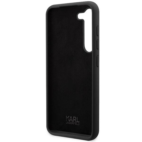 Karl Lagerfeld Silicone Choupette | Etui do Galaxy S23 - BLACK