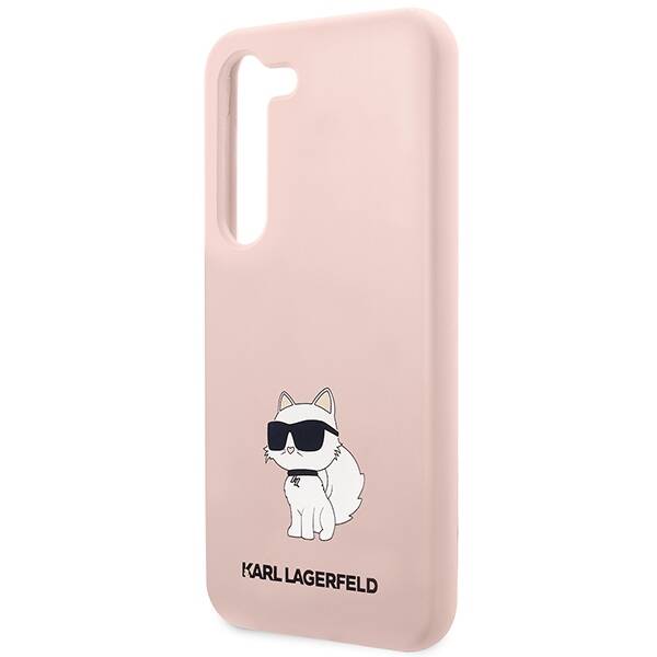 Karl Lagerfeld Silicone Choupette | Etui do Galaxy S23 - PINK