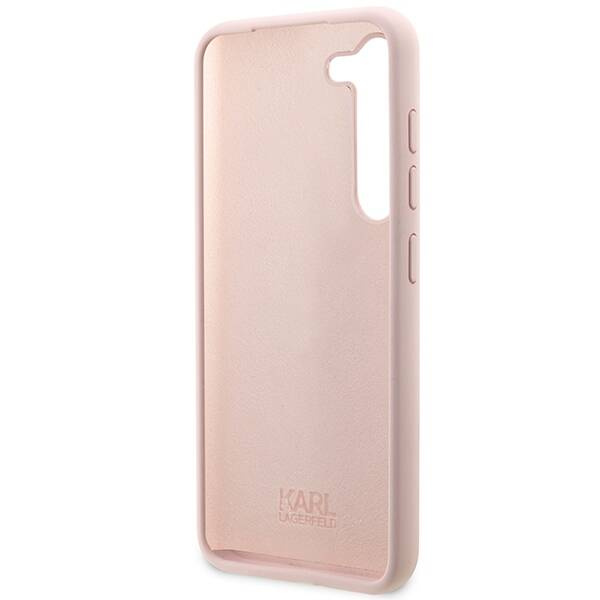 Karl Lagerfeld Silicone Choupette | Etui do Galaxy S23 - PINK