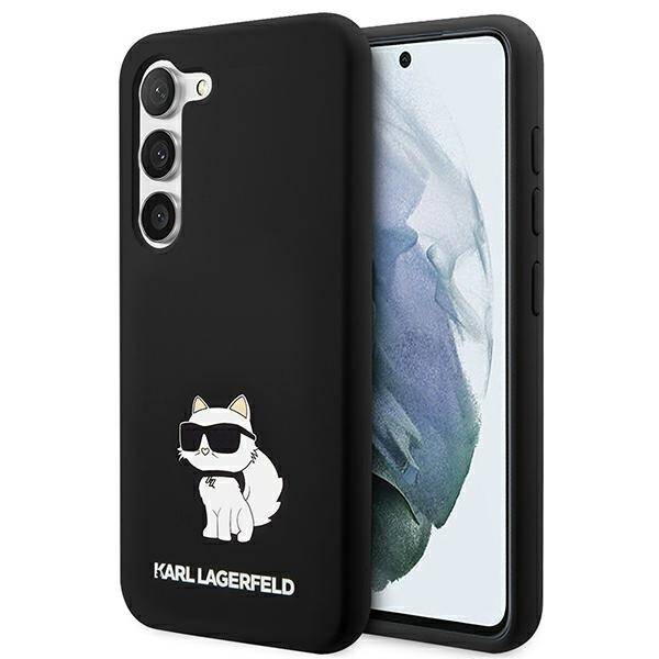 Karl Lagerfeld Silicone Choupette | Etui do Galaxy S23 Plus - BLACK