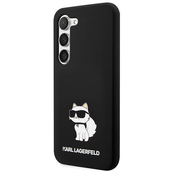 Karl Lagerfeld Silicone Choupette | Etui do Galaxy S23 Plus - BLACK