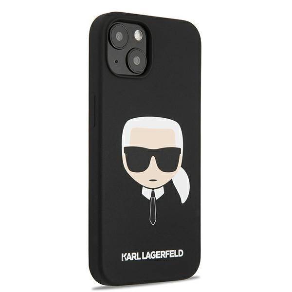 Karl Lagerfeld Silicone | Etui do iPhone 13 Mini - BLACK