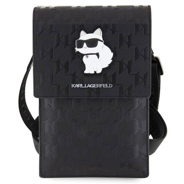 Karl Lagerfeld Torebka Black Saffiano Choupette