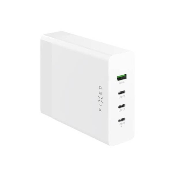 ŁADOWARKA SIECIOWA FIXED CHARGING 3XUSB-C + 1XUSB-A PD 3.0 200 W BIAŁA