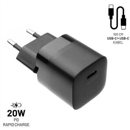 ŁADOWARKA SIECIOWA FIXED FIXC20M-CC-BK USB TYP C 3000 mA 5 V czarna