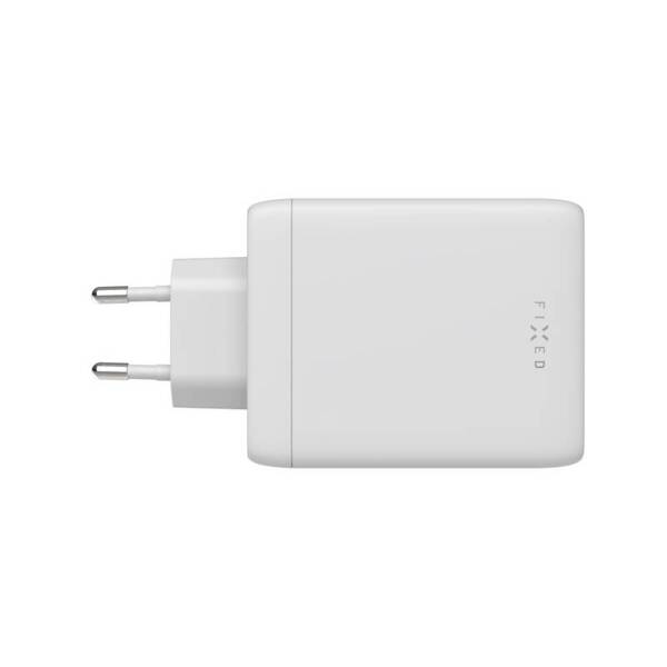 ŁADOWARKA SIECIOWA FIXED GAN 3XUSB-C USB-A PD 3.0 100 W BIAŁA